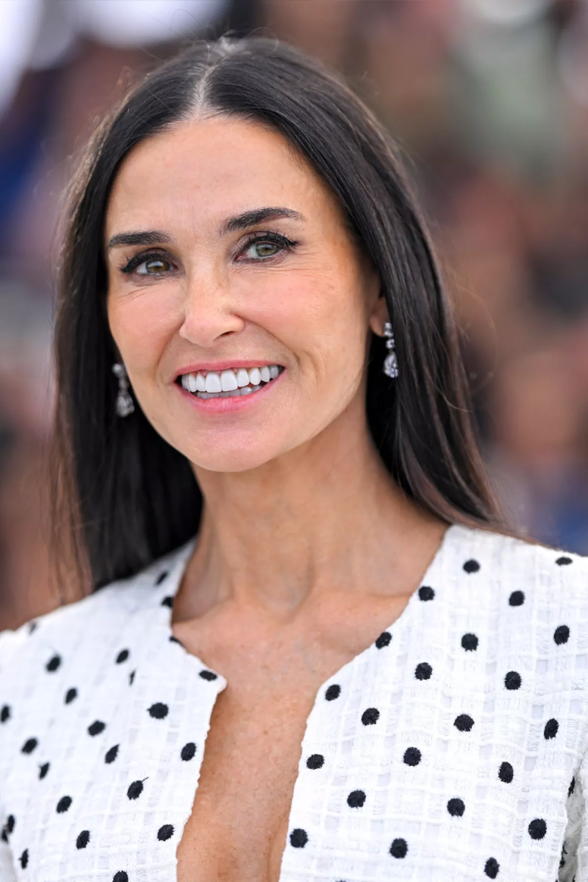 Demi Moore promueve la película La Sustancia