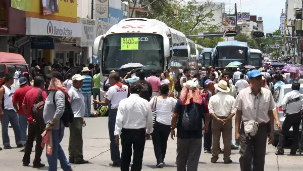 Este jueves llegaron más manifestantes a la CDMX.