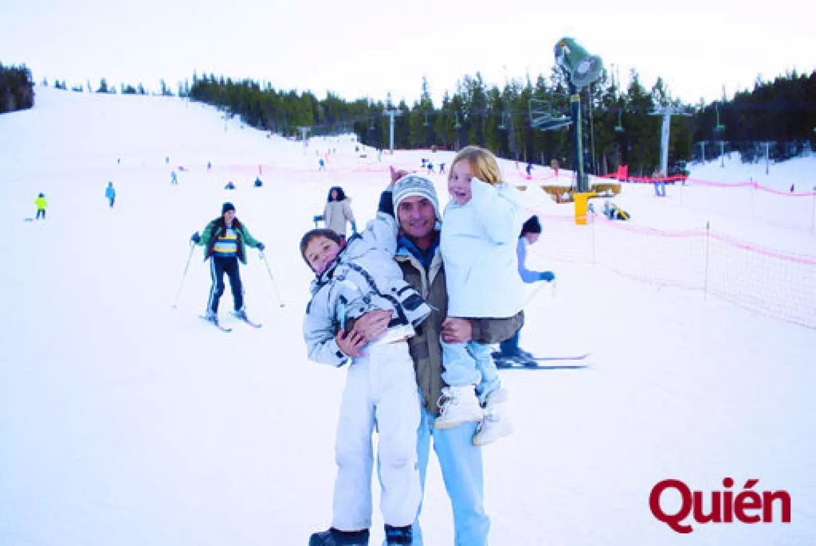 Alfonso de la Parra con sus hijos