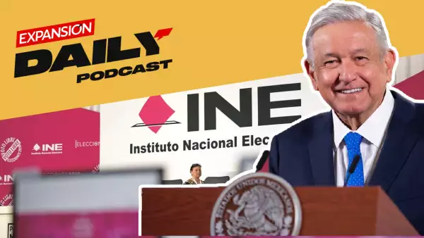 Expansión Daily, 23 de noviembre 2021 (banner promocional del podcast de noticias en México más importante en Spotify)