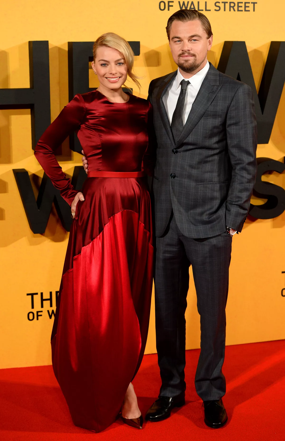 Margot Robbie y Leo DiCaprio.