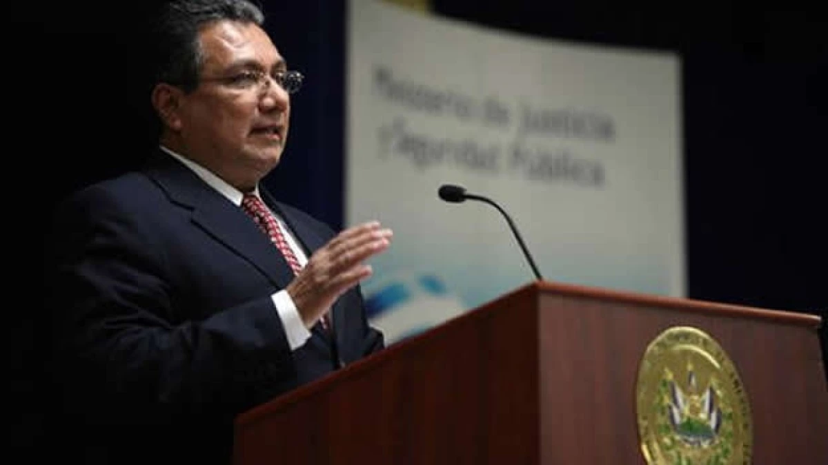 El Salvador - ministro de justicia - melgar
