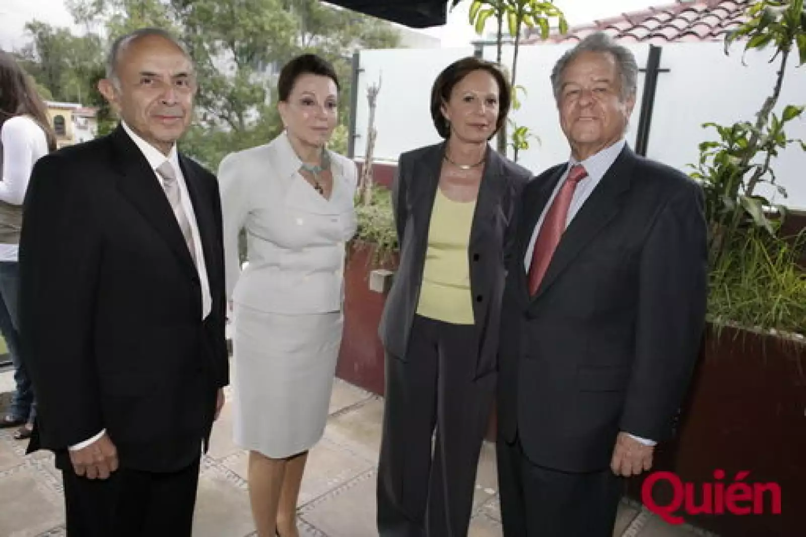 Clemente Serna, María Luisa Serna, Mónica Cortina, Alejandro Legorreta