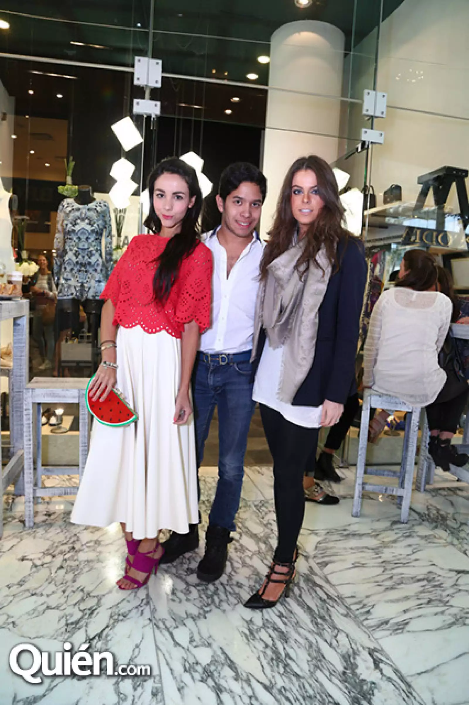 Chantal Torres,Gabriel Villaseñor y Yael Sandler