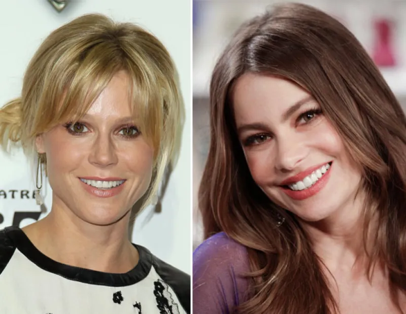 Al parecer el atractivo de la actriz colombiana es motivo para que Julie Bowen tenga miedo cuando camina junto a ella en cualquier alfombra roja, sin embargo ella misma la llamó Barbie.