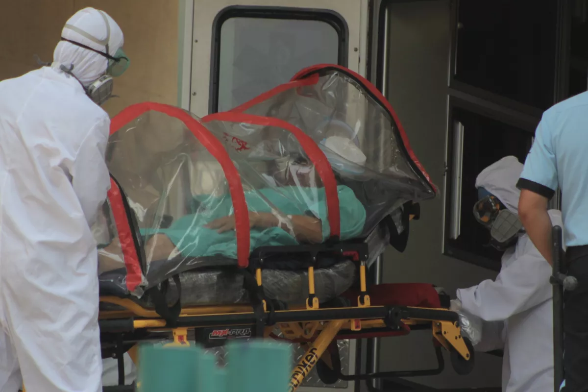 Llega paciente COVID a Hospital General
