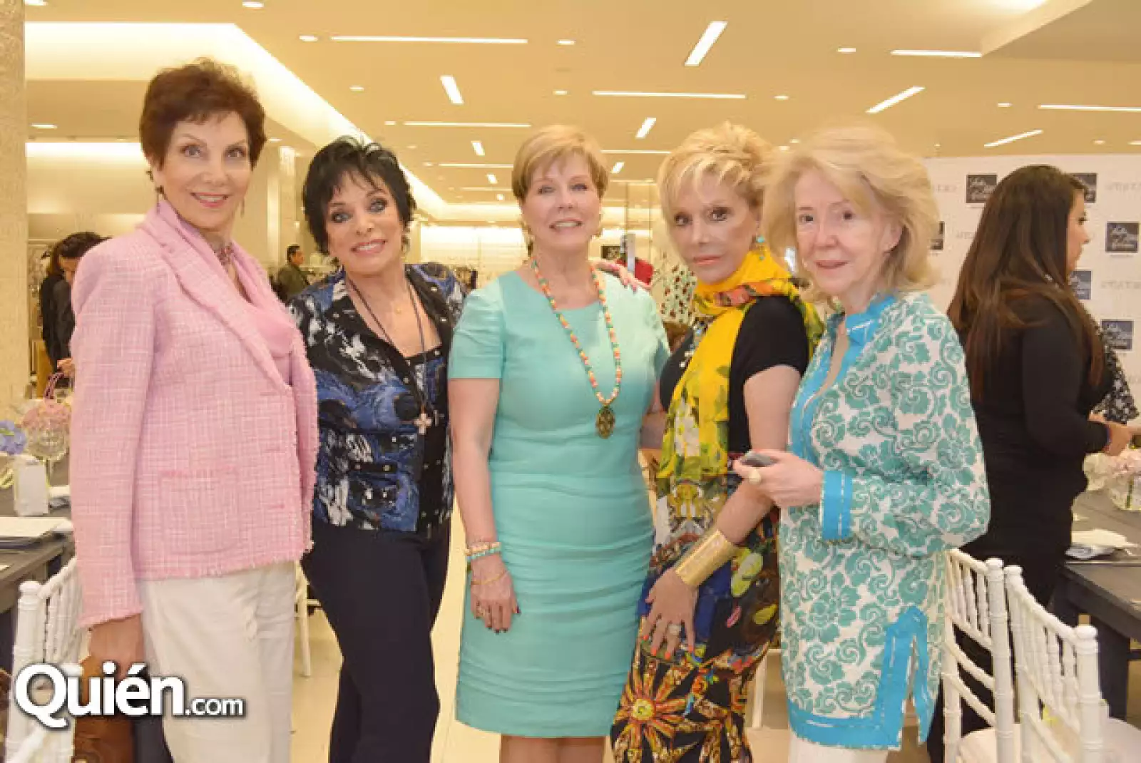 Abigail Rivero Torres,Meme Díaz,Cristina de Gómez,Patricia Basave y Melba Deleón