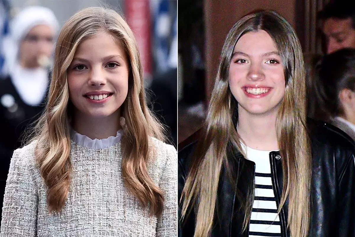 El antes y después de la infanta Sofía de España