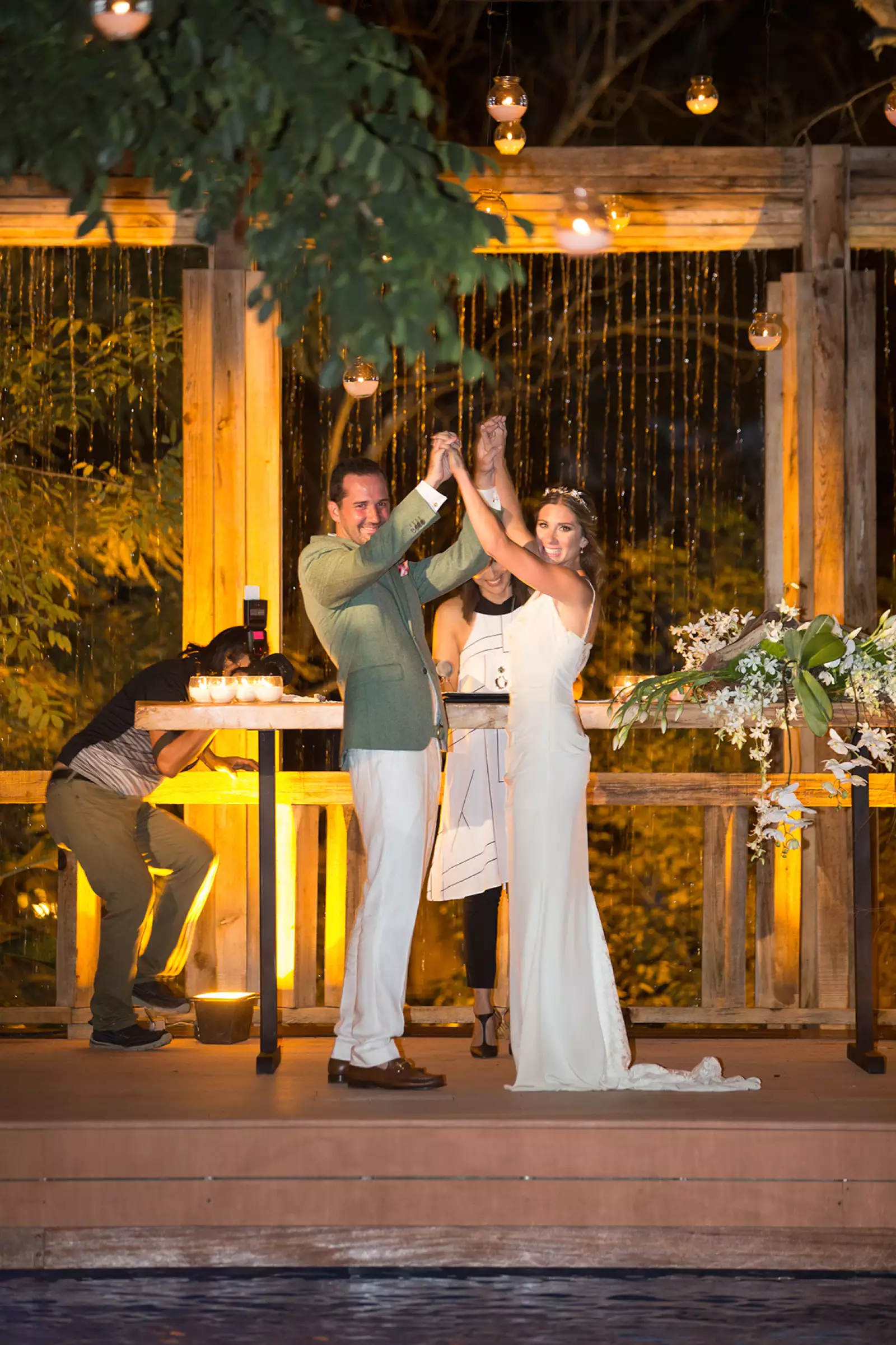 Boda civil de Lorena Véjar y José Ángel de la Garza