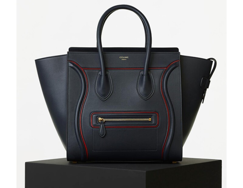 Tricolor Luggage Tote de Céline.