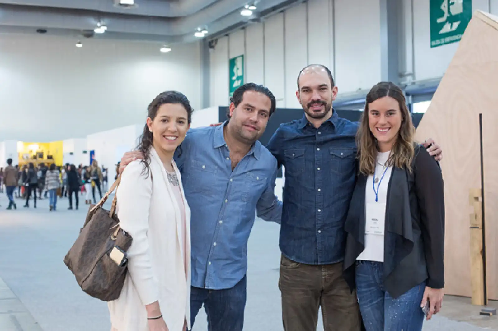 Mara Suero, Andrés Lambar, Rodrigo Braun y Sandra Morales