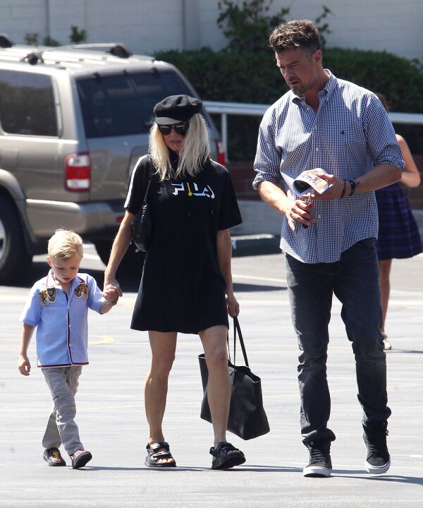Fergie y su familia