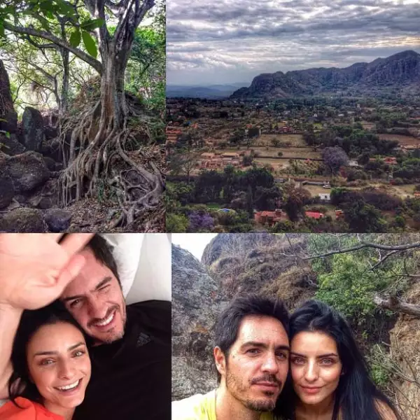 Aislinn mostró con este armado lo contenta que estuvo con su viaje sorpresa, por lo que agradeció a Mauricio por haberle celebrado sus 28 primaveras.