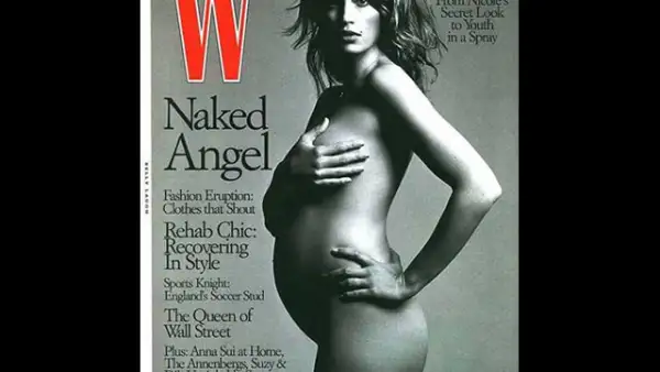 Cindy Crawford en la protada de la revista W en 1999.