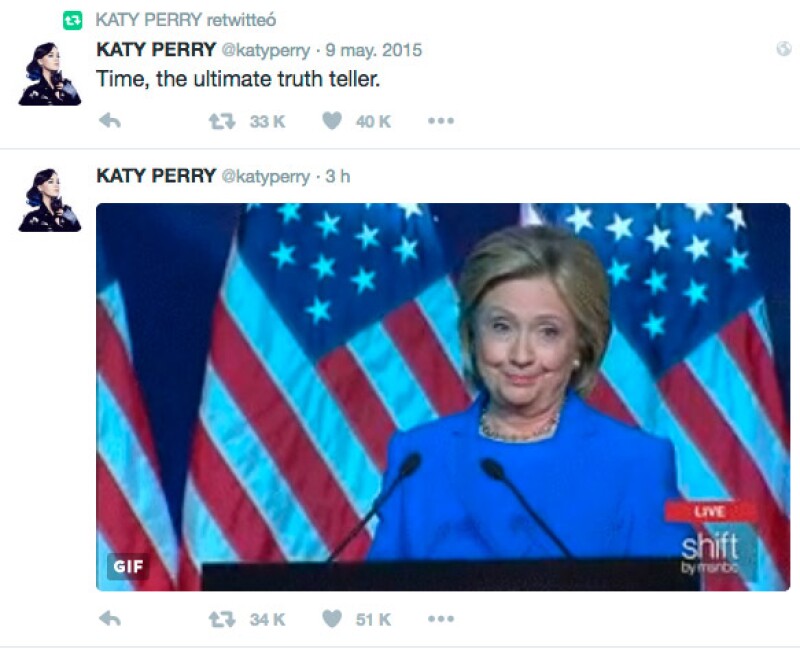 Y esta fue la respuesta de Katy.