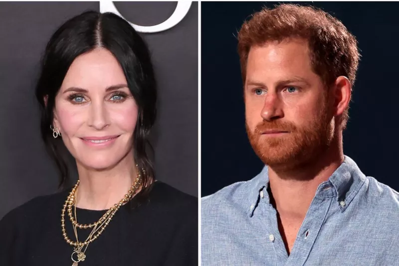 Courteney Cox y príncipe Harry