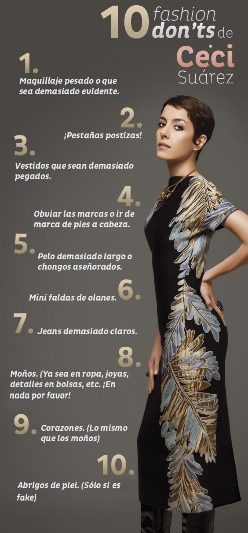 La actriz se ha descrito en varias entrevistas como alguien relajado al momento de vestir. Sin embargo, nos contó que es lo que jamás usaría.