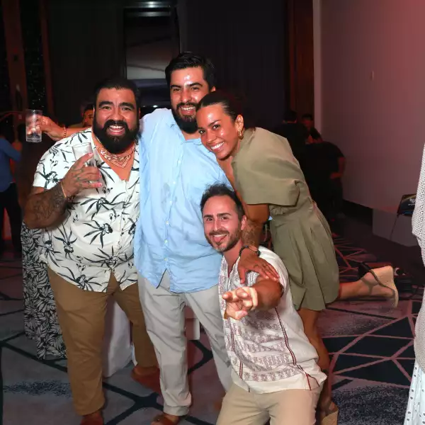 Jorge Miramontes, chef Diego Hernández, Fabrizio Pellegrini y K