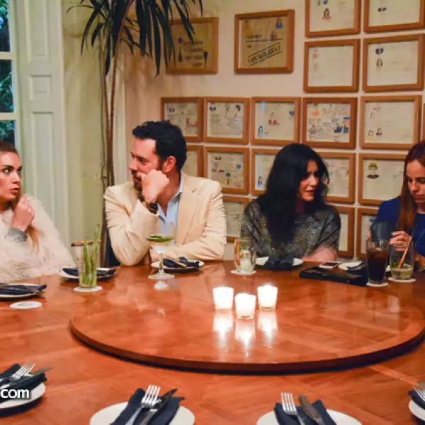 María de la Fuente,Héctor Pacheco,Joanna Faria y Daniela Villegas.