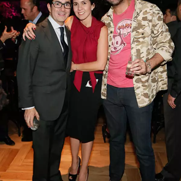 Braulio, Mariana Arsuaga y Gabriel Gómez