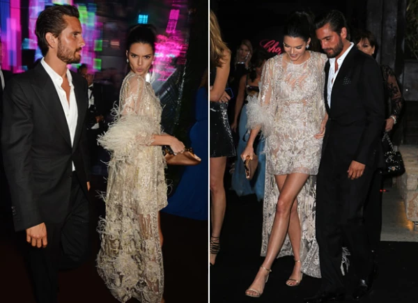 Ni Kendall ni Scott hicieron nada para ocultar que estaban tomados de la mano.