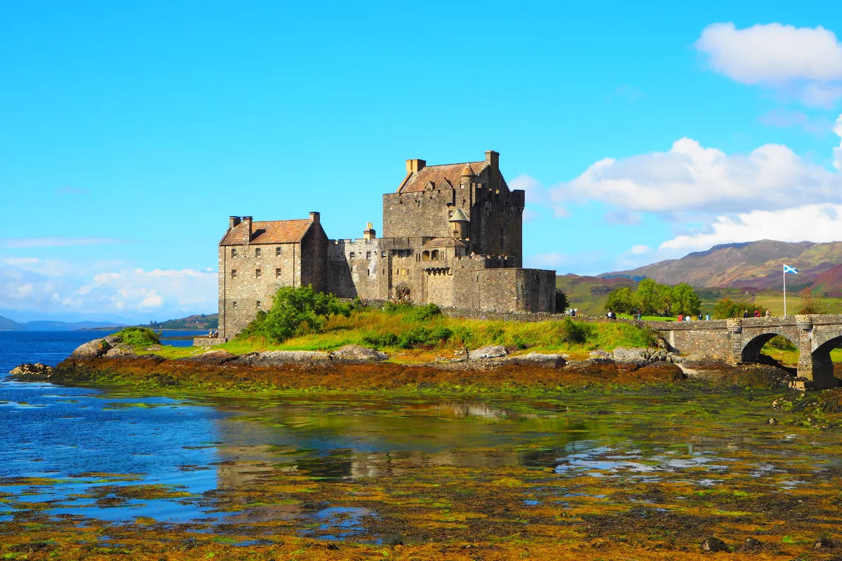 The,Most,Beautiful,Castle,In,Scotland,,Eilean,Donan,,Highland