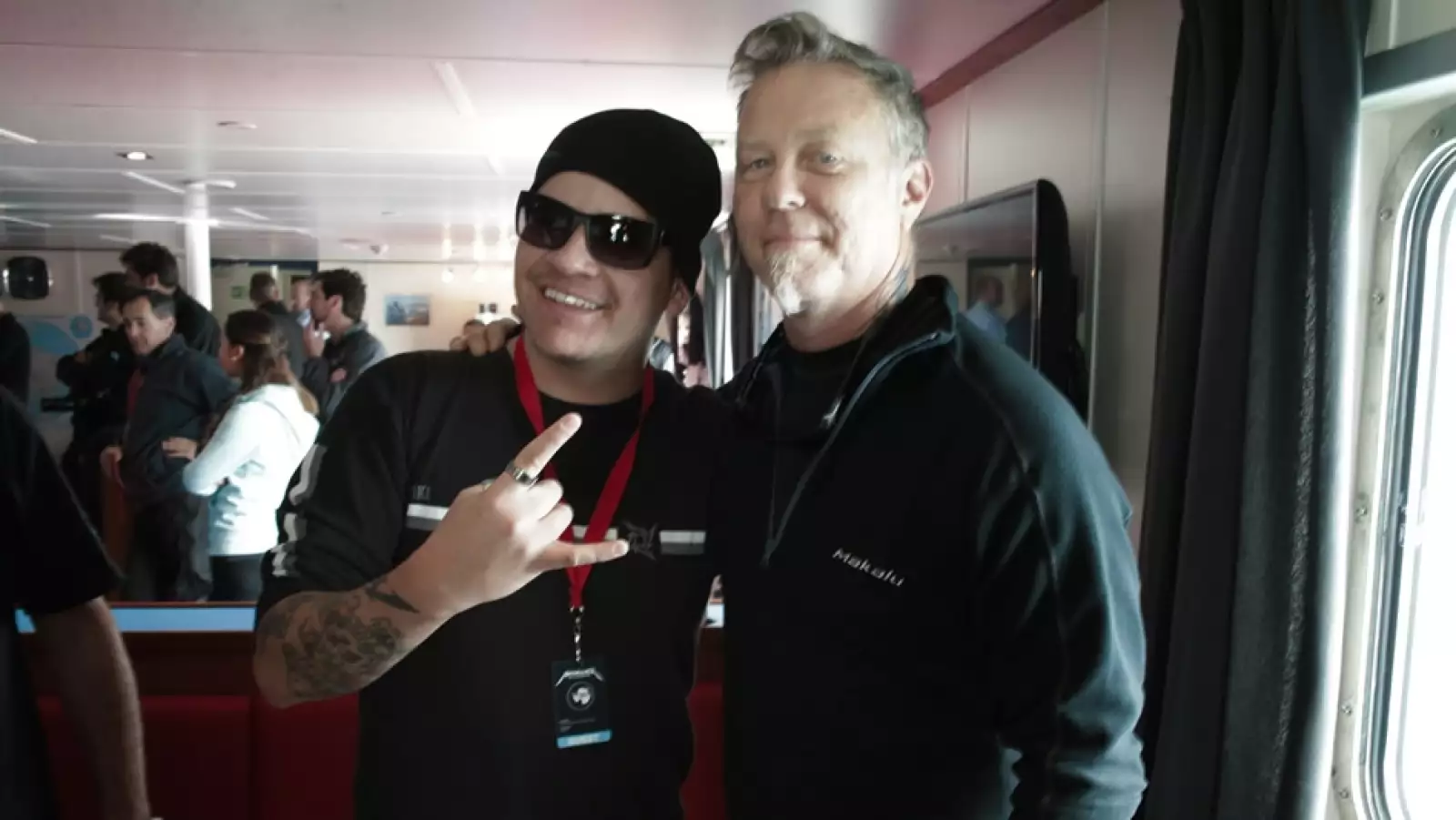 Metallica, concierto, antartida, base argentina, carlini, James Hetfield, auriculares, antartica