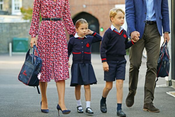 princesa Charlotte y el príncipe George