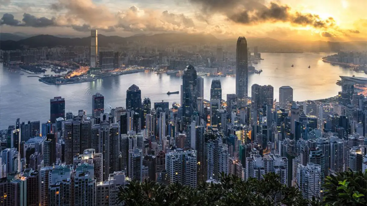 Hong Kong desde el Victoria Peak