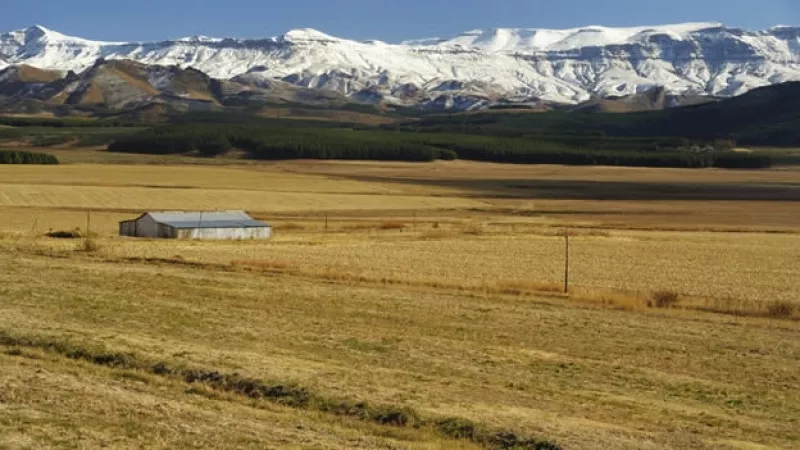 africa, lesoto, montanas, sudafrica, paisaje, nieve, sabana