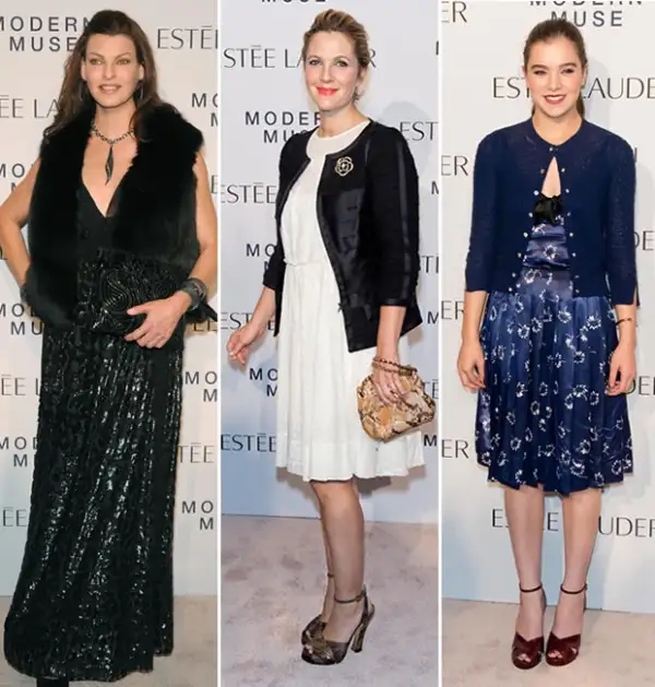 Linda Evangelista, Drew Barrymore y Hailee Steinfeld fueron algunas de las grandes estrellas de la noche.