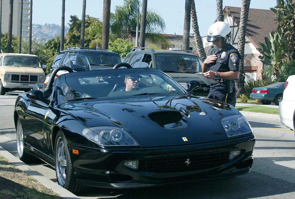Nicolas Cage detenido por la policía en su Ferrari