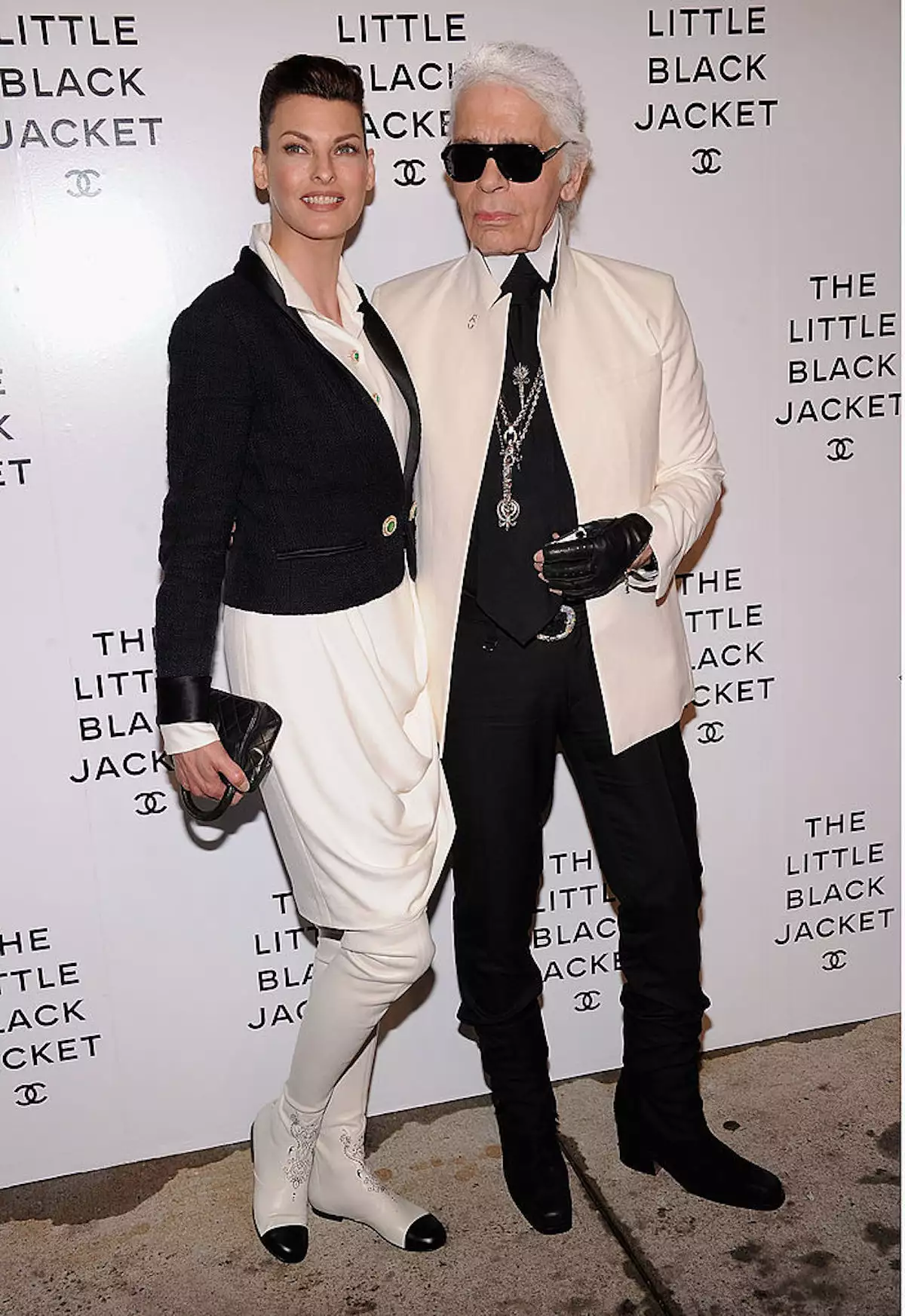 LindaEvaneglistaKarlLagerfeld