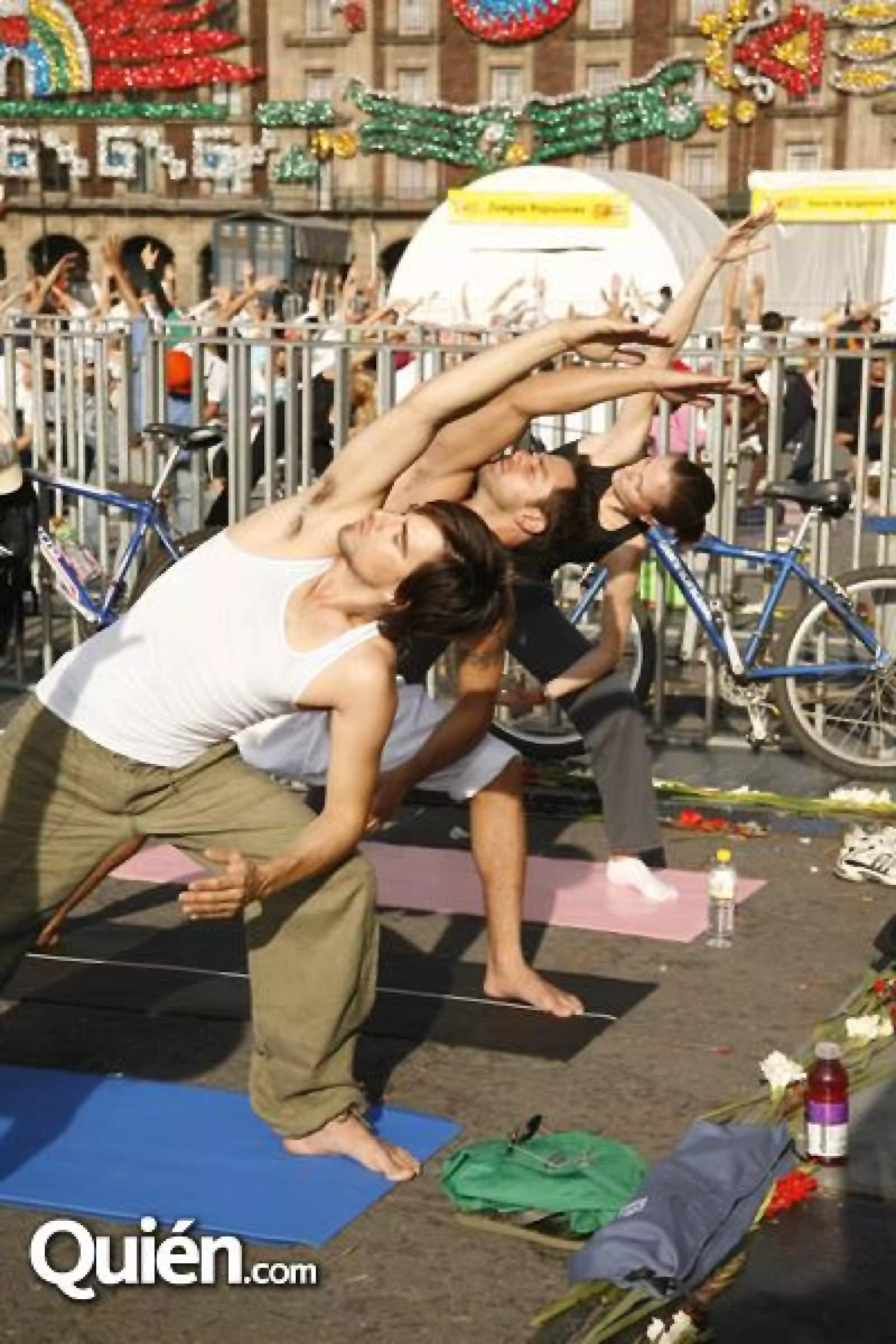 Yoga en el zocalo
