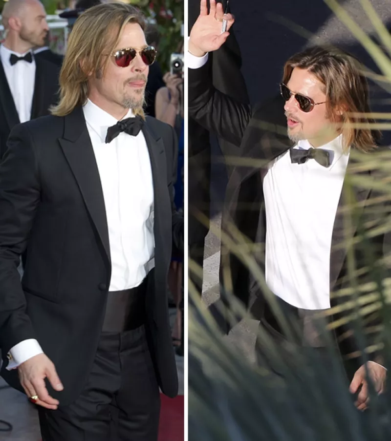 El guapo actor se lució con un pulido outfit en el festival de cine de Cannes.