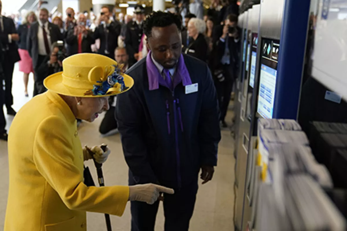 The Earl of Wessex Marks Completion Of The Elizabeth Line