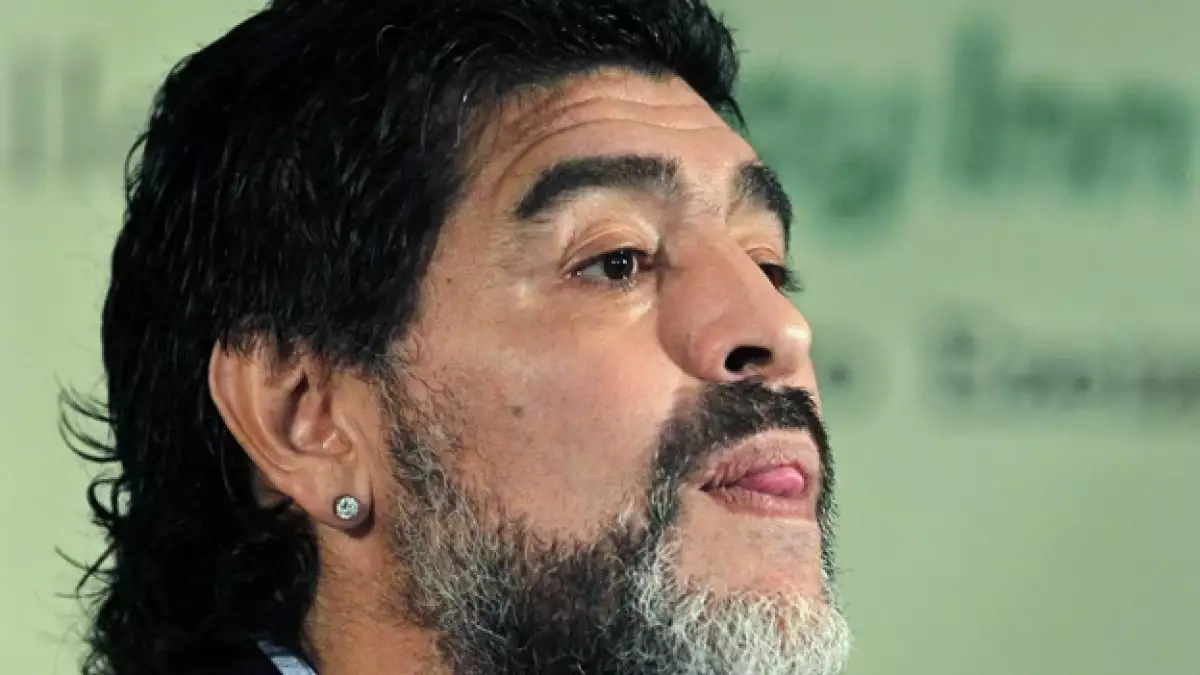 rostro de maradona