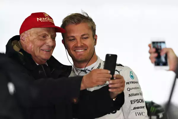 Niki Lauda y Nico Rosberg