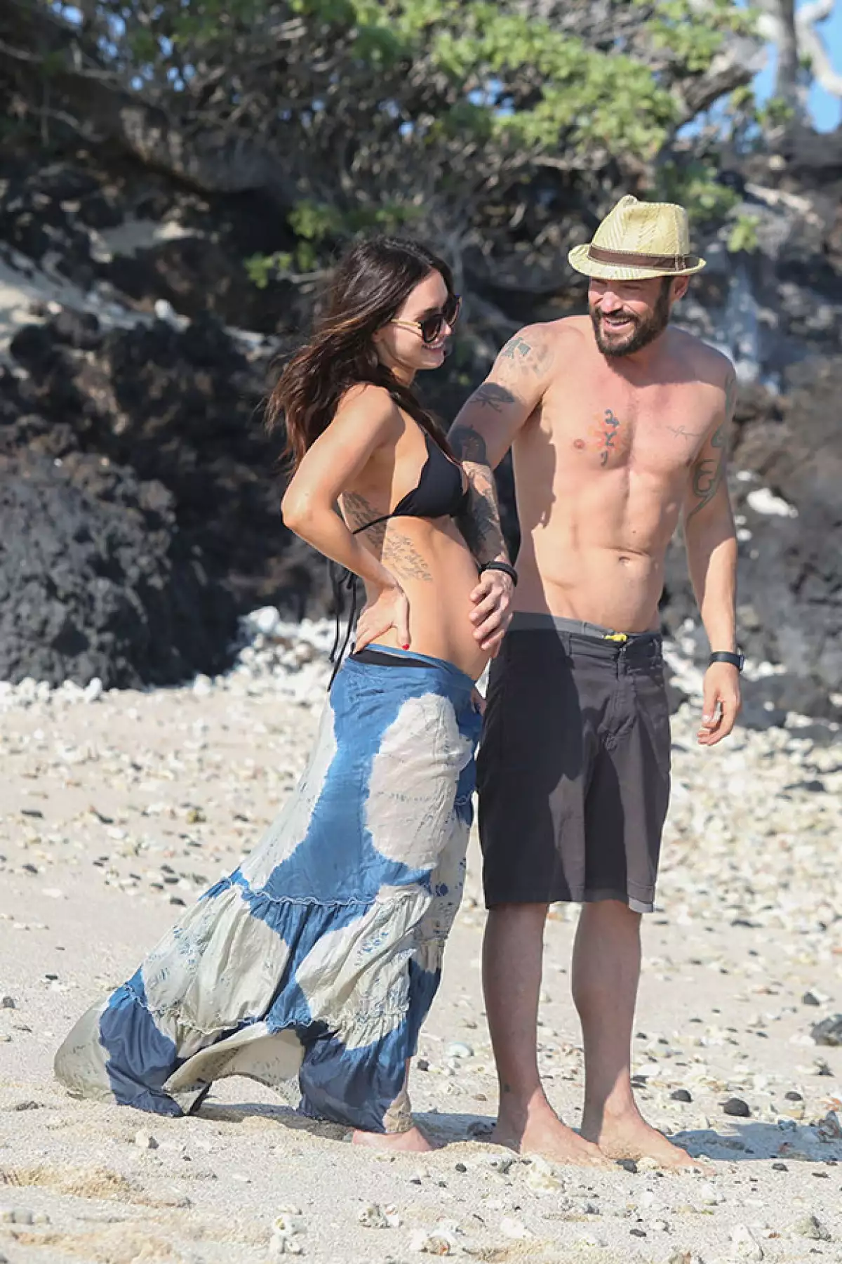 Sobre su embarazo, Megan no ha dicho nada, pero Brian aseguró ser el padre del bebé.