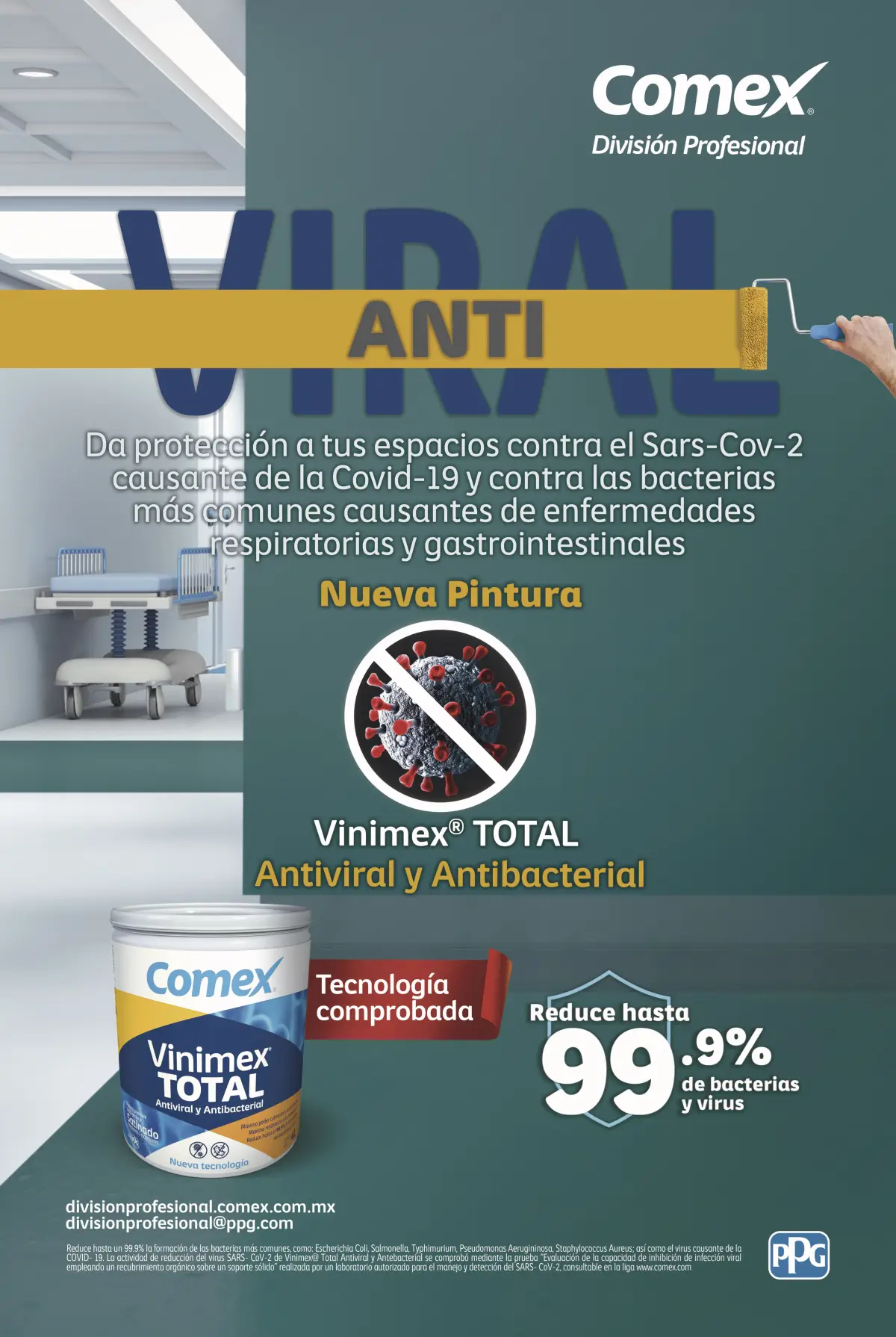 Esquema de atributos de Vinimex TOTAL Antiviral y Antibacterial 