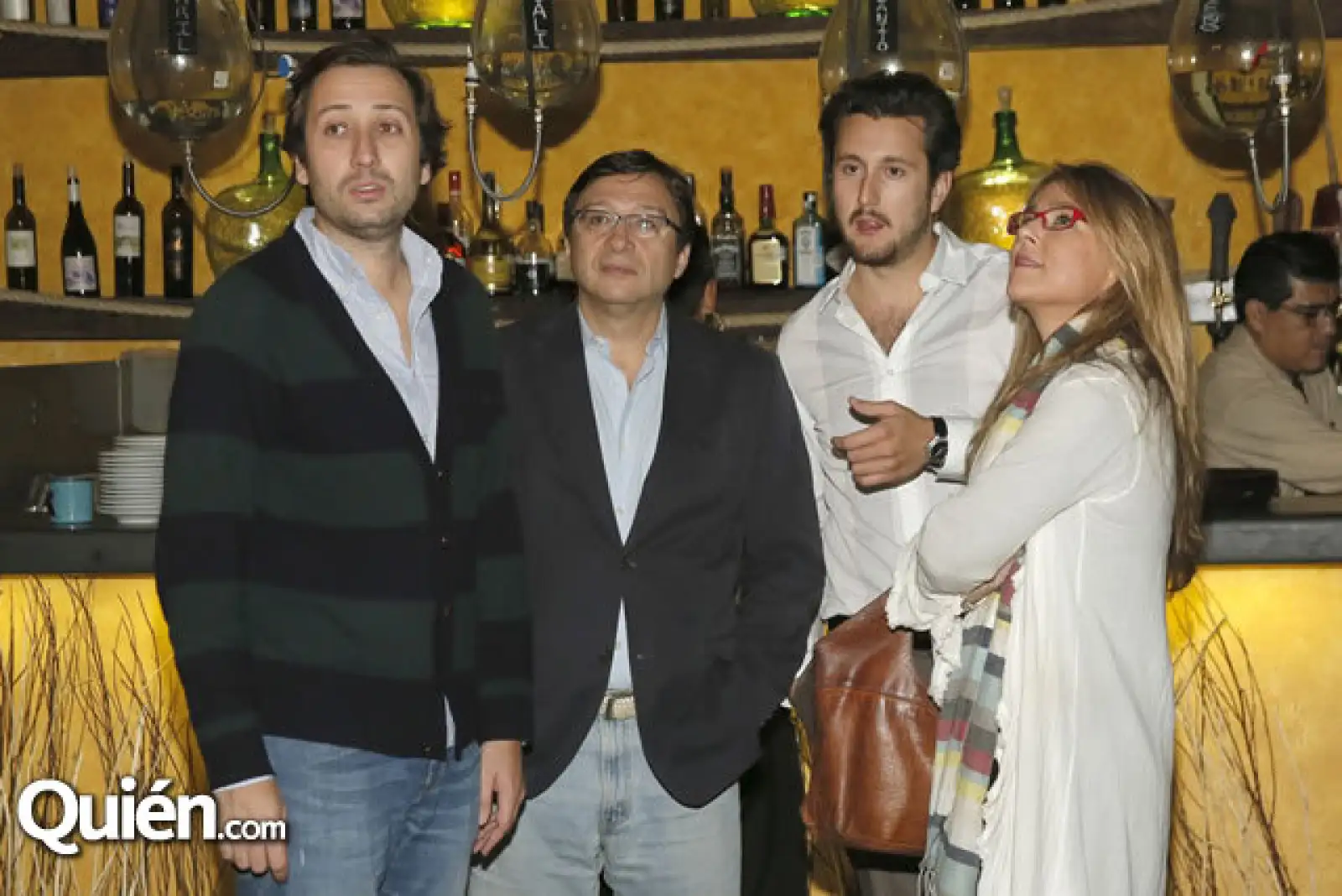 Manuel Quintanero, Manuel Quintanero Sr., Juan Pablo Ballesteros y Sandra Reig