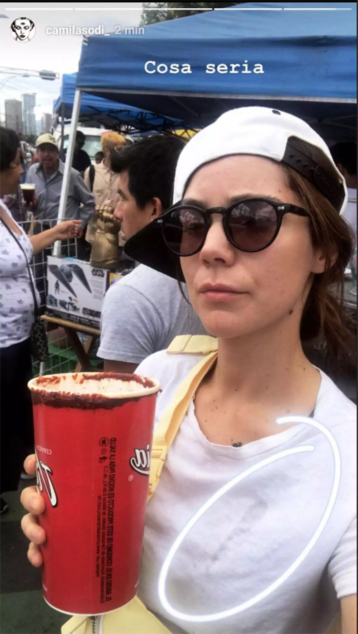 Camila Sodi en la Lagunilla