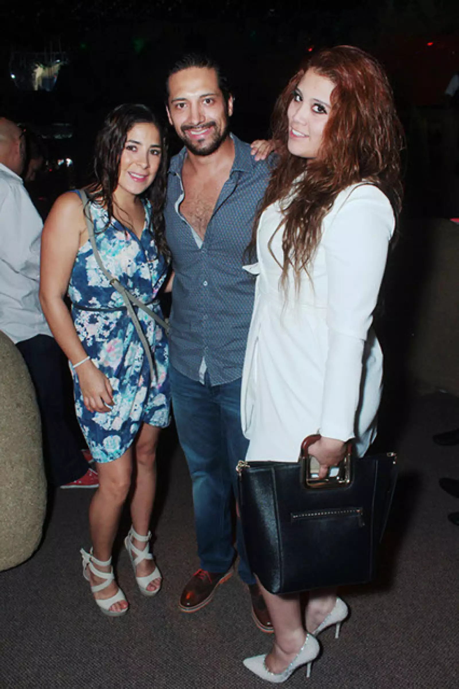 Michelle Miranda,Joaquín Villegas y Abigail Tovar