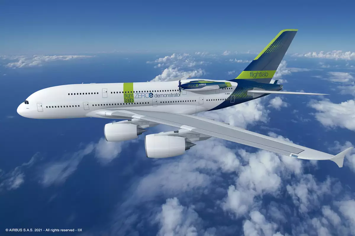 airbus avion hidrogeno