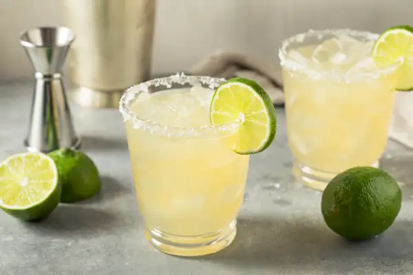 Boozy,Refreshing,Classic,Margarita,Cocktail,With,Salt,And,Lime