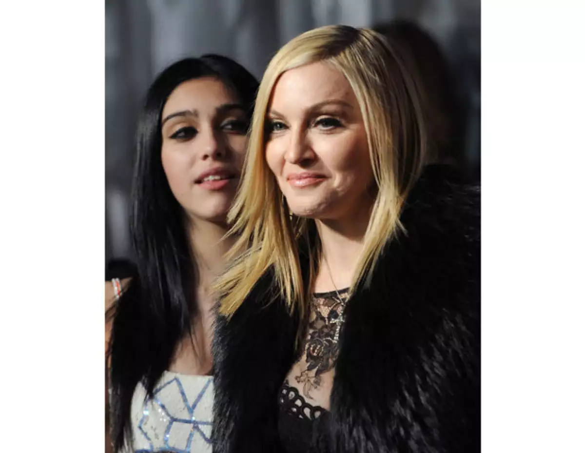 madonna y lourdes leon y padre