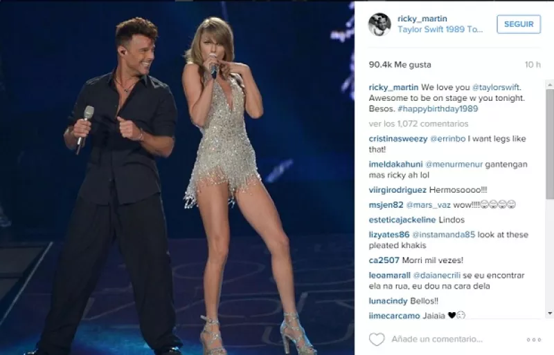 El cantante puertorriqueño reconoció la profesionalidad de la estrella de pop, en cuyo show apareció hace unos días.