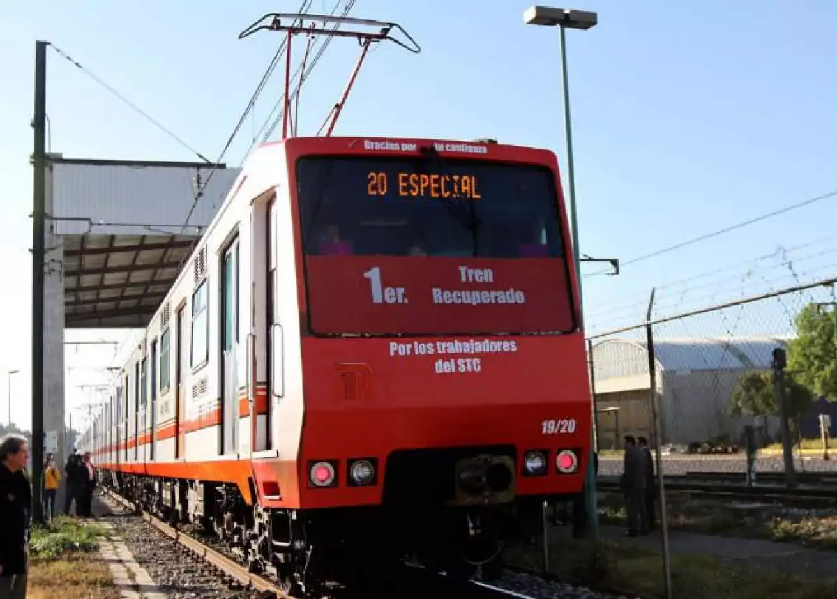 Tren recuperado de la L�nea A del Metro de la Ciudad de M�xico
