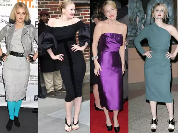 Vestidos abajo de la rodilla.