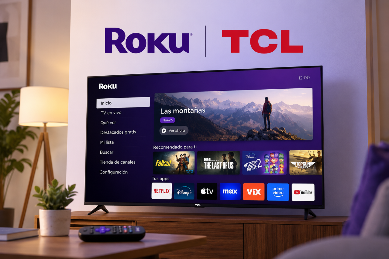 Roku y TCL refuerzan su alianza para competir con Samsung, LG y Hisense en México
